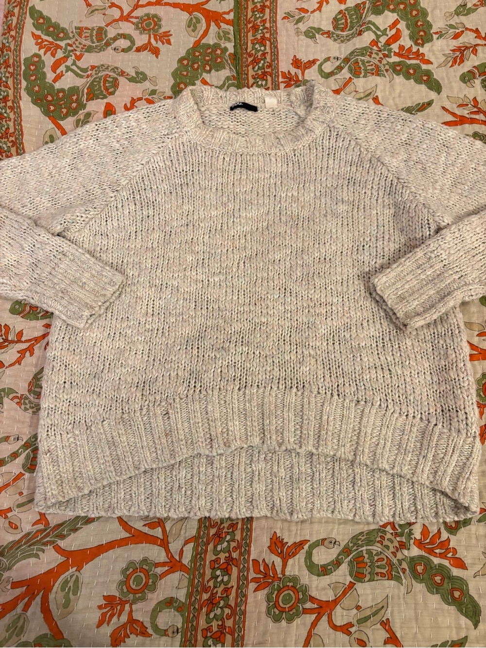 BDG Marled Cream Crewneck Sweater